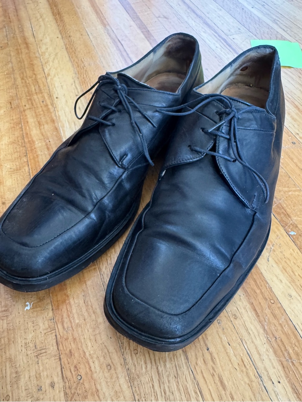 Johnston & Murphy Collection Men’s Black Leather Derby Dress Shoes